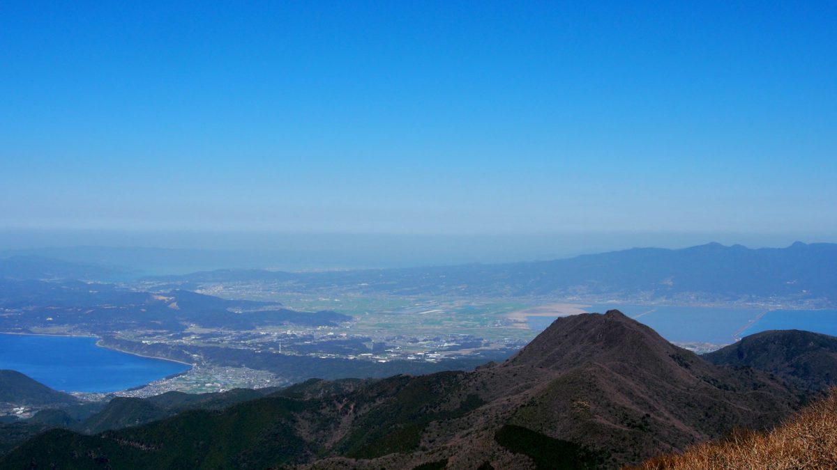 View from the Mount Unzen hike